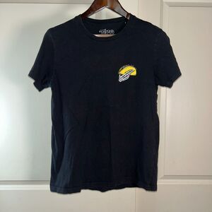 Taco Tuesday Skeleton Taco Tee Black Graphic Shirt Size S